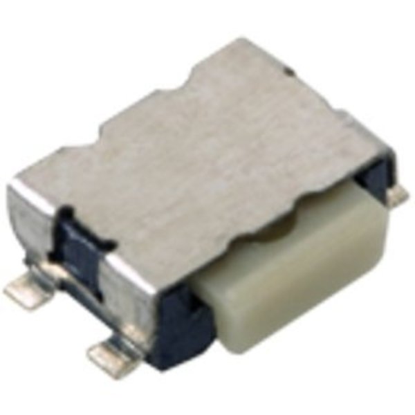 C&K Components Keypad Switch, 1 Switches, Spst, Momentary-Tactile, 0.05A, 32Vdc, 2.5N, 2 Pcb Hole Cnt, Solder KMS221GPLFS